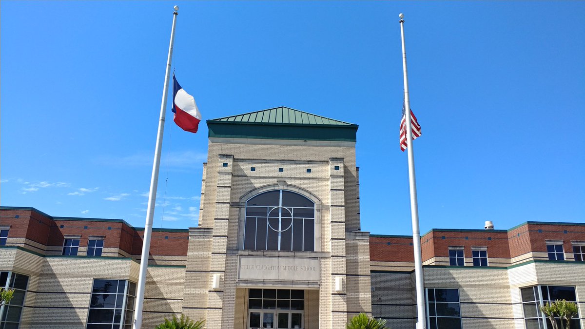 Dr. DeMonica Amerson (@amersondemonica) on Twitter photo <a href="/TeamClaughton/">Team Claughton</a>.
<a href="/SpringISD/">Spring ISD</a>.
CMS honors fallen officers including Chief Deputy Greenwood with flags flown half staff. <a href="/TeamClaughton/">Team Claughton</a>.
<a href="/SpringISD/">Spring ISD</a>.
CMS honors fallen officers including Chief Deputy Greenwood with flags flown half staff.