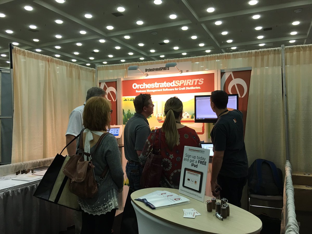 DistillerySOFT's tweet photo. Don't be shy! Stop by booth 122 if you are at #ADI2017 to see #OSpirits in action! https://t.co/MKf6kZMVTJ