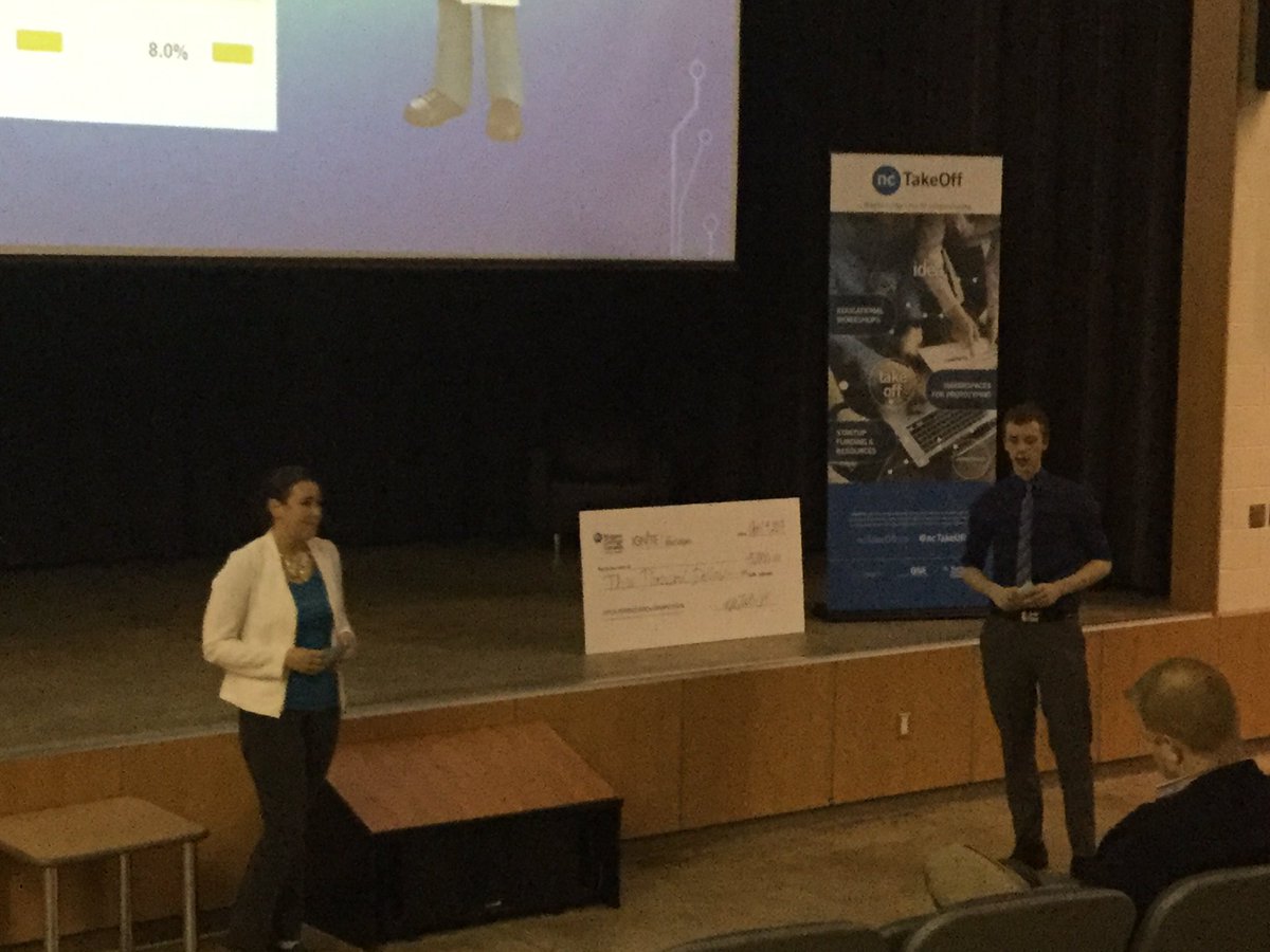 MisheckMwaba's tweet photo. The PhotoLite team kicks of the Pitch Perfect with a pitch involving application of #Photonics for lighting @ncTakeOff #EWeekNiagara https://t.co/V6hCNxf5aI