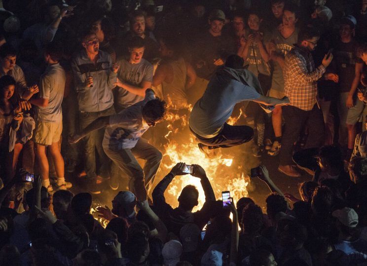 Black Lives Matter Protest: Baton Rouge, LA - 7/16
UNC NCAA Basketball Celebration/Riot: Chapel Hill, NC - 4/17
Hmm...