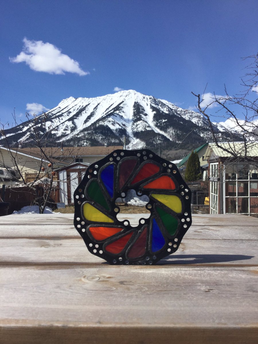 HappySpoke's tweet photo. Holy Spokes, it's nice out! Enjoy the Sunshine with these brand new rainbow pieces. Order now. (scenery not included) #HappySpoke #SeeHappy https://t.co/RgY6Y7Dzgf