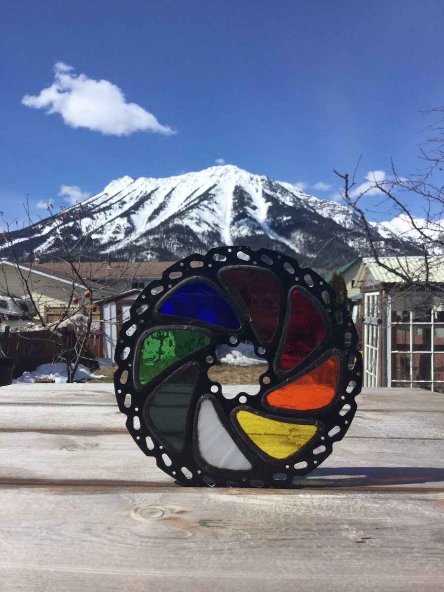 HappySpoke's tweet photo. Holy Spokes, it's nice out! Enjoy the Sunshine with these brand new rainbow pieces. Order now. (scenery not included) #HappySpoke #SeeHappy https://t.co/RgY6Y7Dzgf