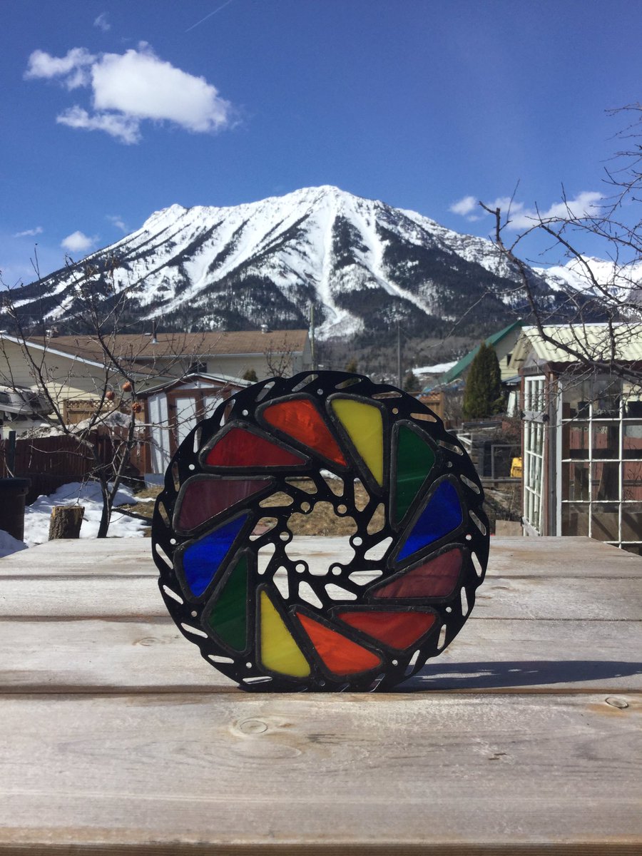 HappySpoke's tweet photo. Holy Spokes, it's nice out! Enjoy the Sunshine with these brand new rainbow pieces. Order now. (scenery not included) #HappySpoke #SeeHappy https://t.co/EnQMLwRYKL
