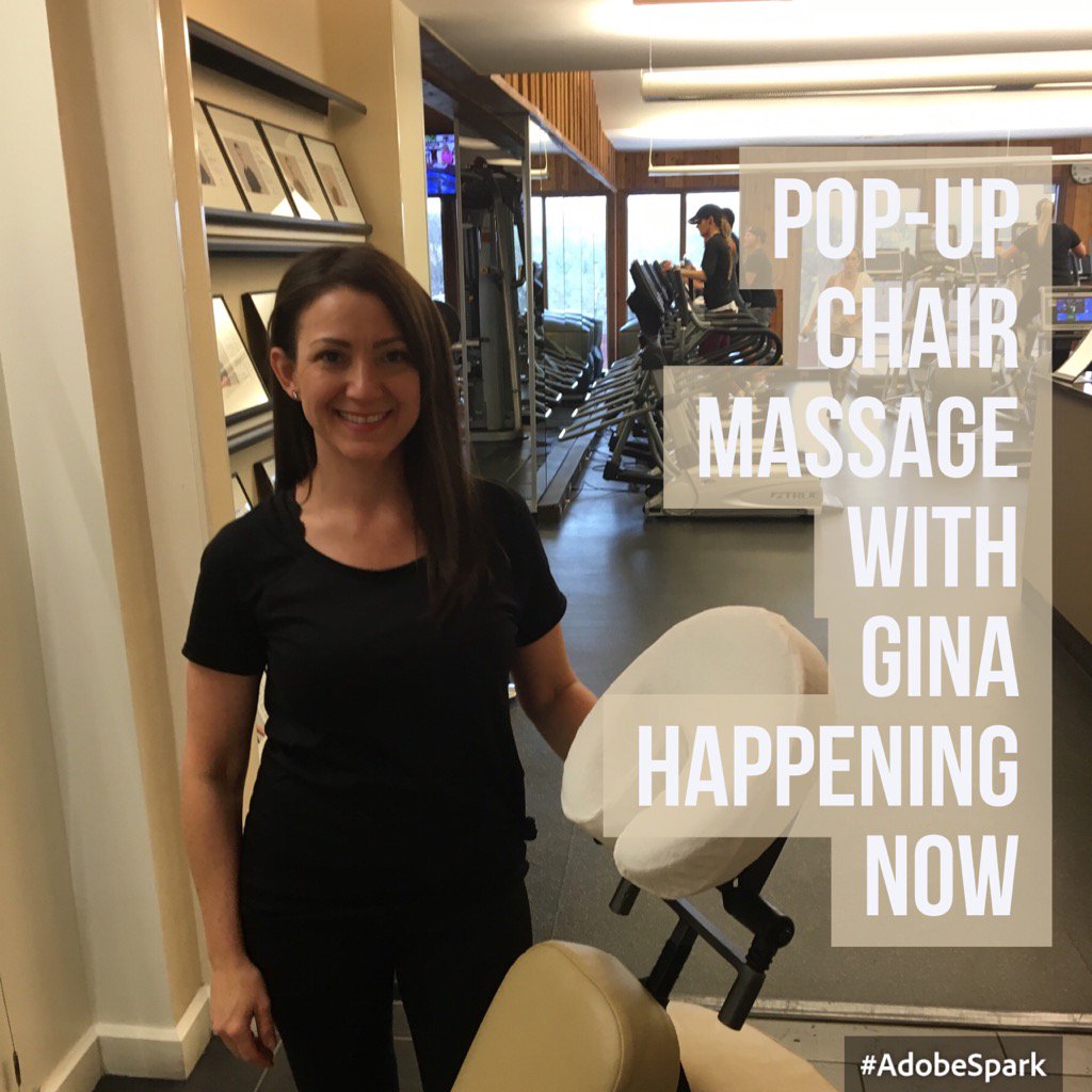 Pre or post workout massage available now on the north side courtesy of The Spa!