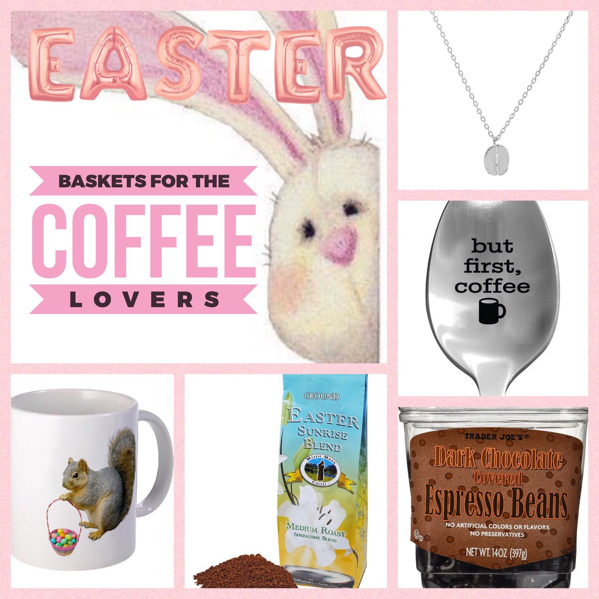 1sentimentalsam's tweet photo. Easter basket ideas for the coffee lover. Yes please! https://t.co/TzcHHaAYdE #coffeelovers #eastertreats #Easterholidays #CoffeeAddict https://t.co/Shp5O3IJQP