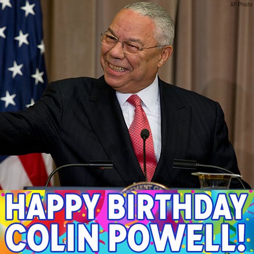 Happy 80th birthday to Colin Powell! 