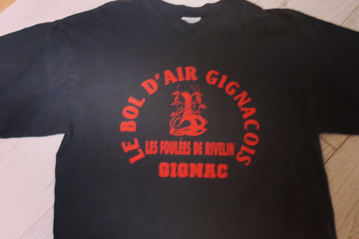 lanaventure's tweet photo. Ce tee shirt à plus de 20ans 👌 dans 11jours nous vivrons la 23ème course pédestre organisée par le bol d'air gignacois https://t.co/pB6TVlNTu6