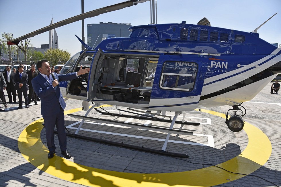 Presume Alcalde que helicóptero frustró asalto.