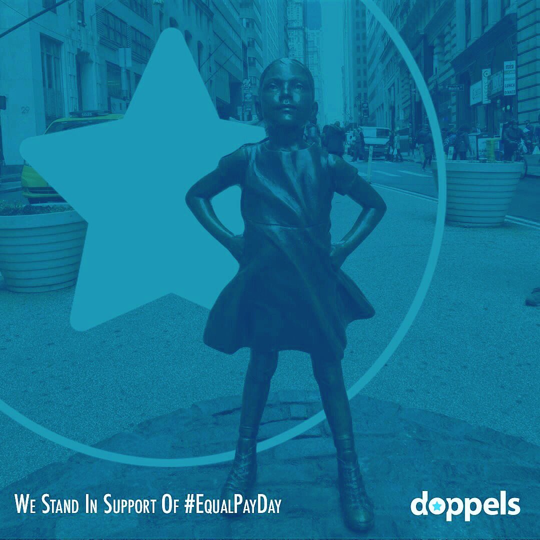 doppelsapp's tweet photo. Equal pay for equal work is a matter of basic equal rights. #EqualPayDay #Doppels #Resist https://t.co/X1vMJDifVn