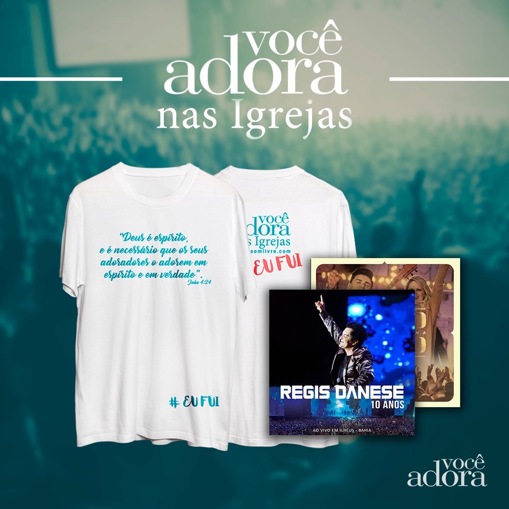 Garanta o KIT especial do Você Adora nas Igrejas, que acontecerá em Santo André - SP: som.li/2oS6Zfc . :)
