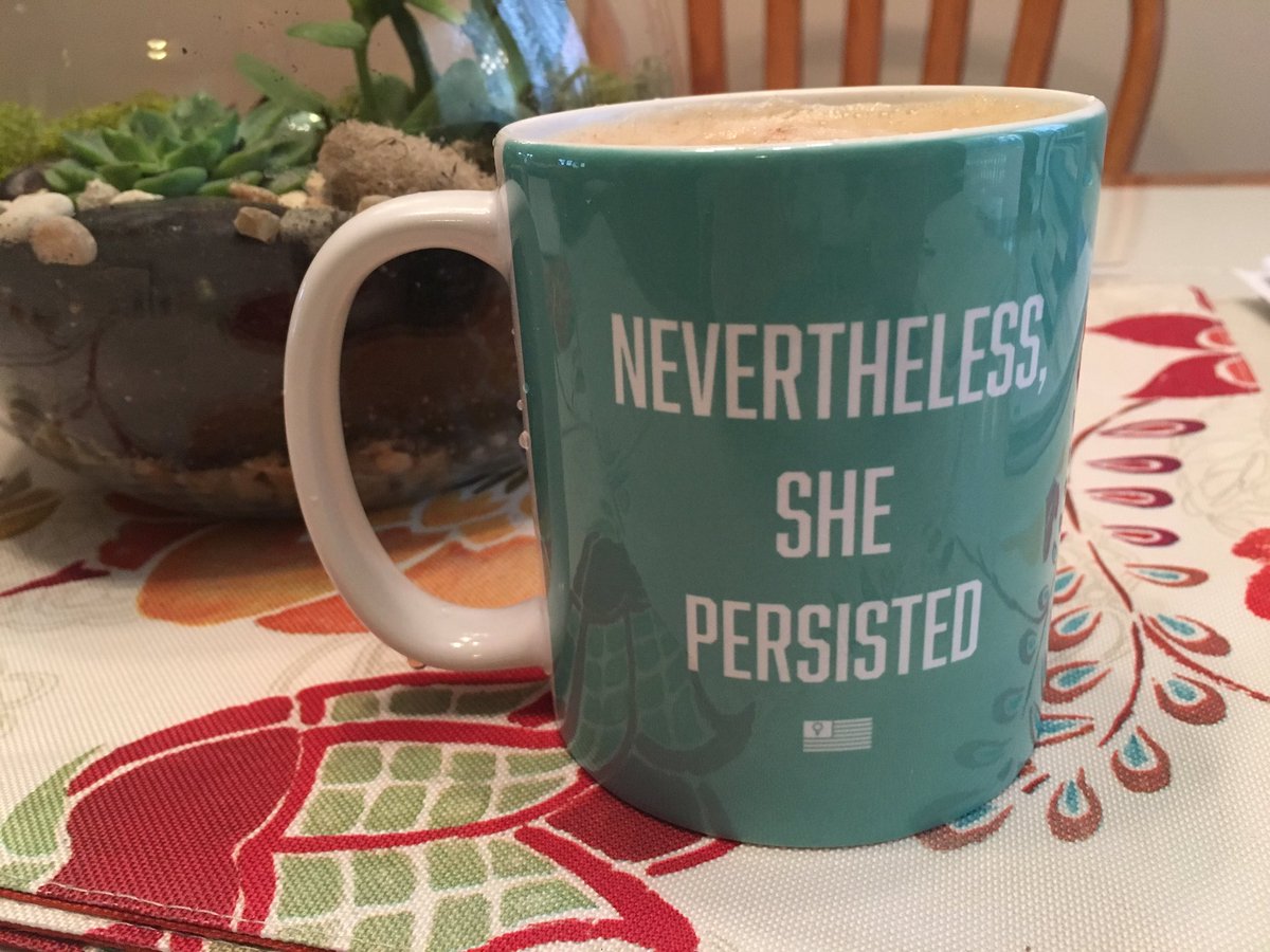 TurkeyWithAnF's tweet image. Happy #EqualPayDay from my new and relevant coffee mug. #Nevertheless #ShePersisted #womensrights