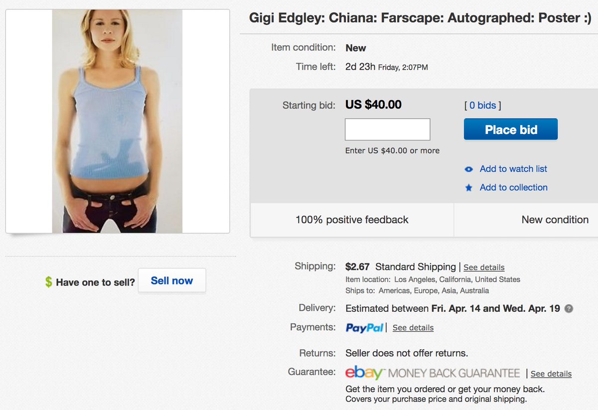 GigiEdgley's tweet photo. Exclusive Hollywood First Ever Photoshoot @ebay store xoxoxo
#farscape #frellyeah
https://t.co/hTAL78K3UA? https://t.co/cy3p1ZHae8