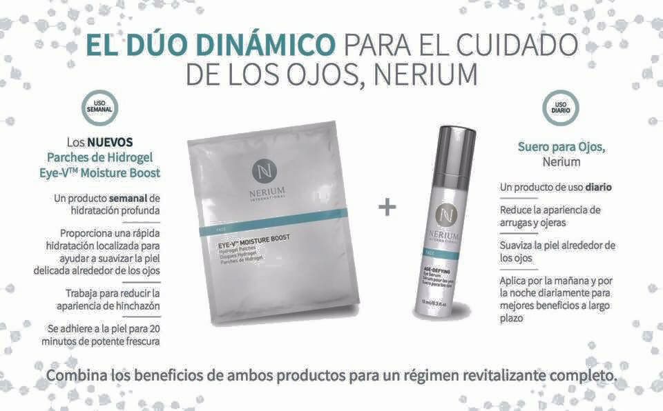 neriumjulie's tweet photo. Amanece sin Bolsas, Ojeras y Arrugas con la combinación ideal Parches de Hidrogel y Suero Nerium https://t.co/I5ahAruVgN😊 https://t.co/rDdfXCiEcg