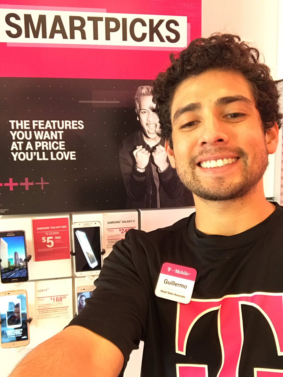 Guillermo_M1's tweet photo. Why exchange your phone when you can get a smartpick instead! Make the smartpick! Come to T-mobile for the best value. https://t.co/WccOAabWGa