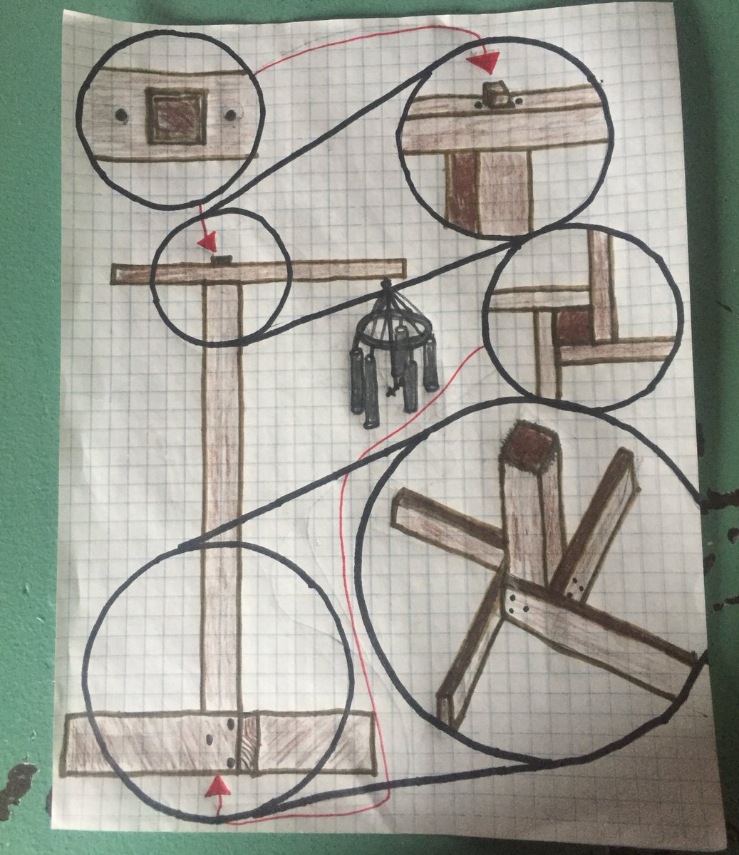 KildonanEdge's tweet photo. Ben shares (&amp; reflects upon) a blueprint of the wind-chime he constructed for his terrain park. @KildonanSchool https://t.co/IpRejQe8hv https://t.co/5i91A72DxD