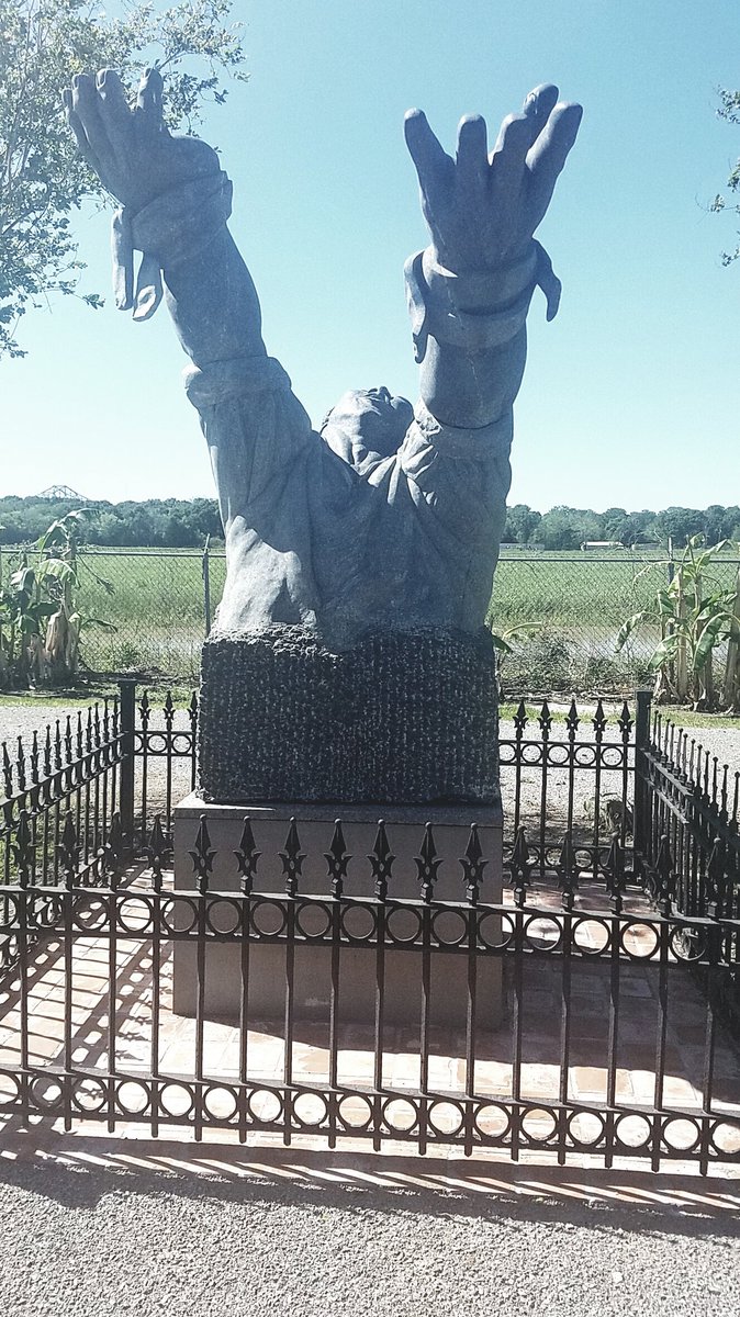 OurMuseums's tweet photo. Humbled by the @Louisiana  @WhitPlantation honoring enslaved people. #ourmuseums #BlackLivesMatter https://t.co/0KaToQHdJx