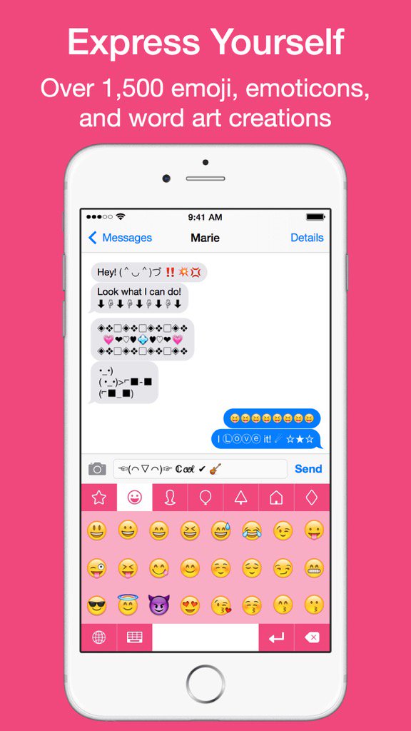 Kayleig73842433's tweet photo. (⌐■_■) I Ⓛⓞⓥⓔ this ᴄᴙᴀℤʏ new keyboard for iOS ٩(^ᴗ^)۶❤️★🌟★
☜(⌒▽⌒)☞ Check it out! #EmojiKey https://t.co/fby9SISEdo https://t.co/dM6wjbAkxY