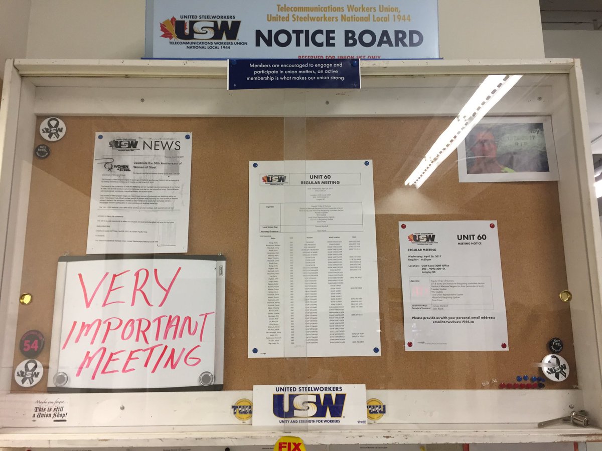 local1944unit60's tweet photo. Welcome back #UnionBoard ๐๐ฝ๐จ๐ฆ#WeSureMissedYou #USW #local1944unit60 #InSolidarity https://t.co/quZj7IWj9b