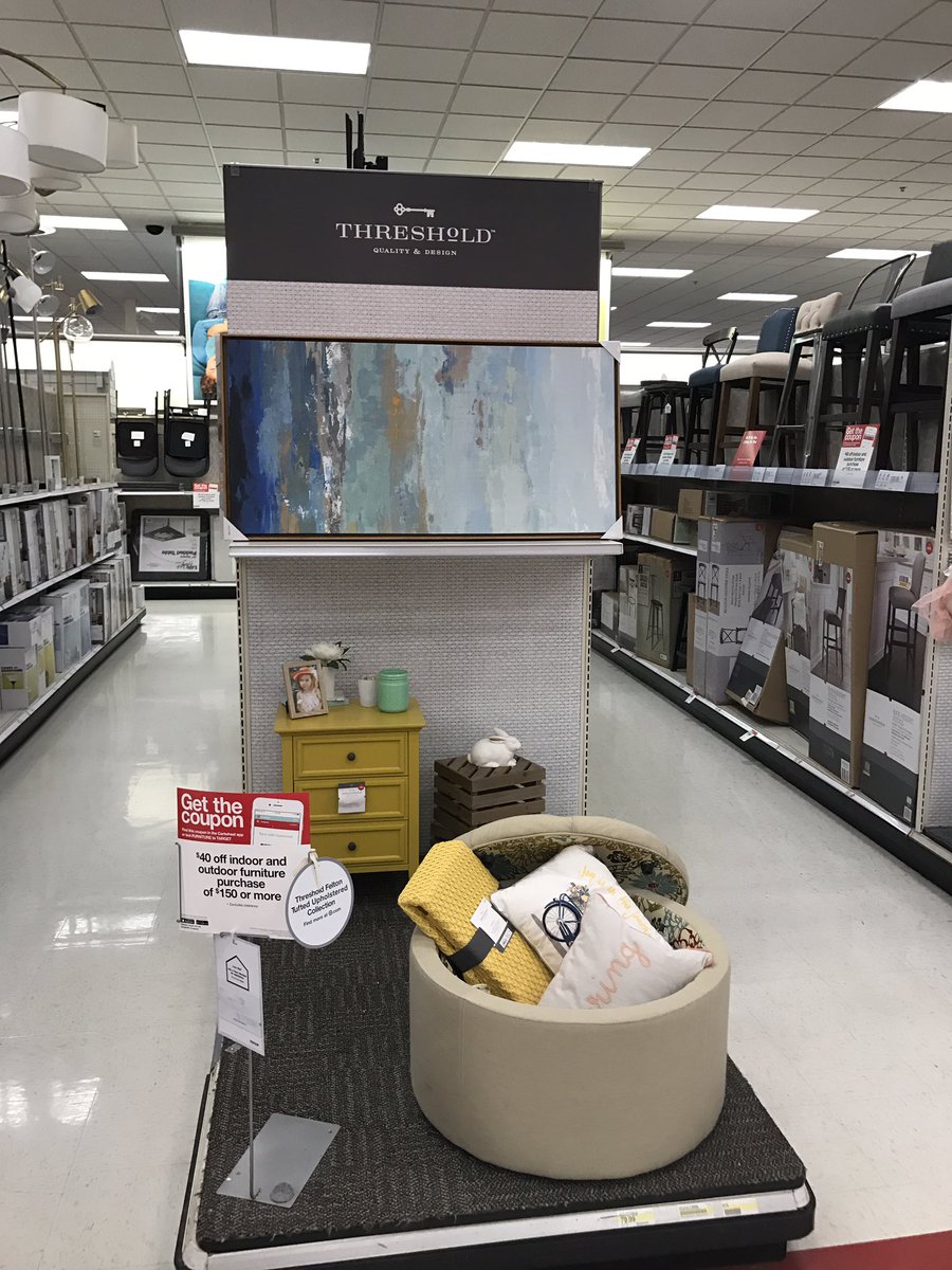 Adding some spring color to our furniture focal. By our new VM Erick. @ncraynon