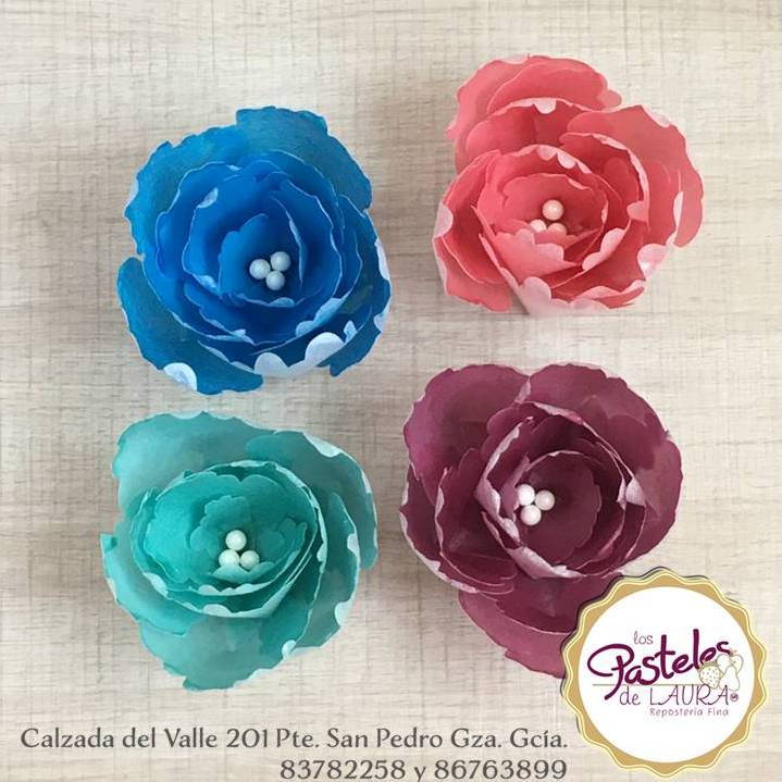 LPdLmx's tweet photo. Flores comestibles para decorar tu pastel - #LosPastelesdeLaura #pasteleria #servicioadomicilio #compraenlinea #custommade #oblea #Monterrey https://t.co/eoikHpLg4Y