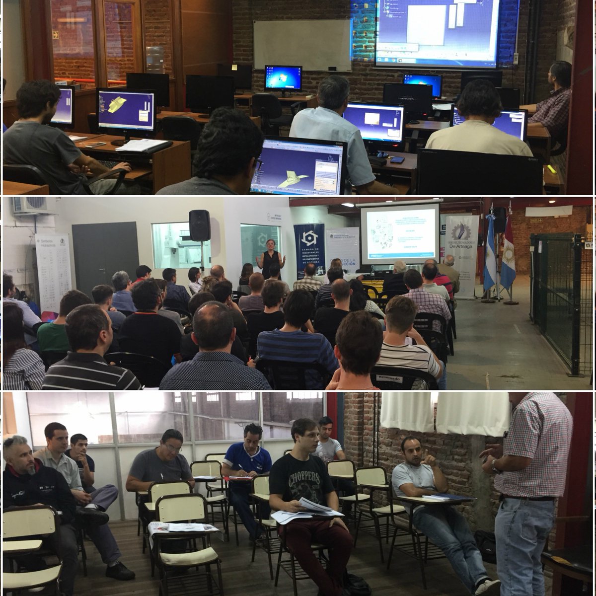 CentroDeArteaga's tweet photo. 👉¡Actividades que se llevaron adelante en el día de hoy!
Charla para impulsar proyectos de innovación y diseño, cursos de hidráulica y catia https://t.co/VtcK2Xlw9Q