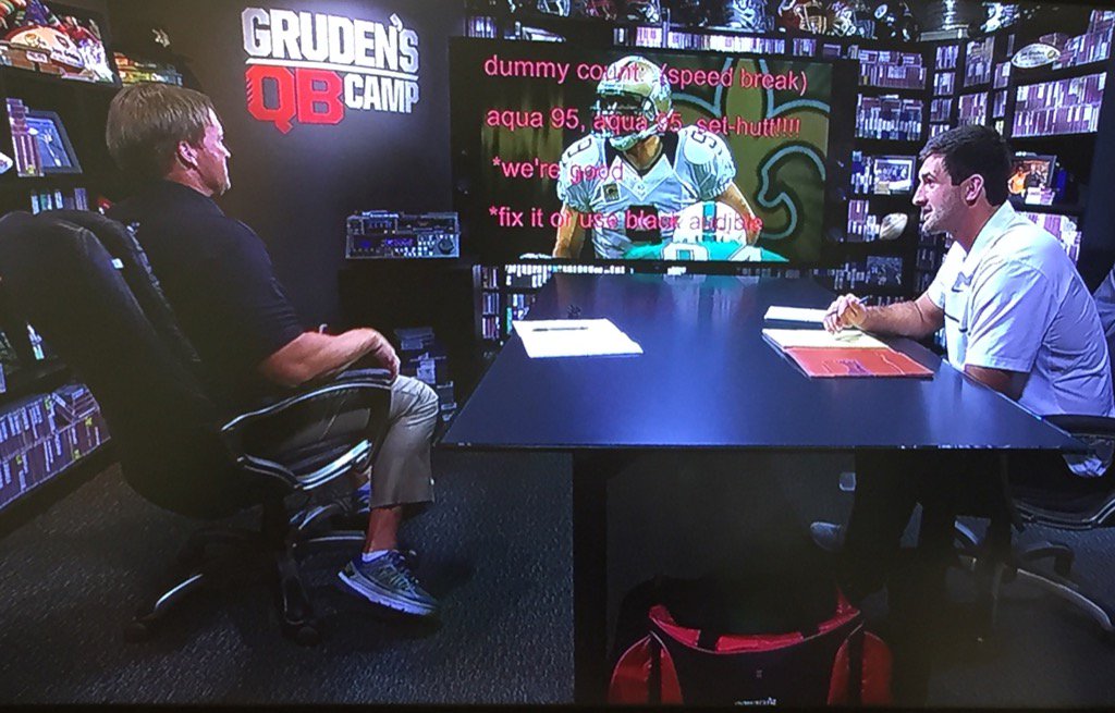 Huge honor to be able to fulfill a dream and be a part of Gruden's QB camp this year!  #Spider2YBanana #Thankful