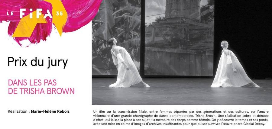 IcarusFilms's tweet photo. We are so excited to announce that IN THE STEPS OF TRISHA BROWN has just been awarded the Jury Prize at the 35th @ARTFIFA!! @TrishaBrown https://t.co/y02UoMbkuH
