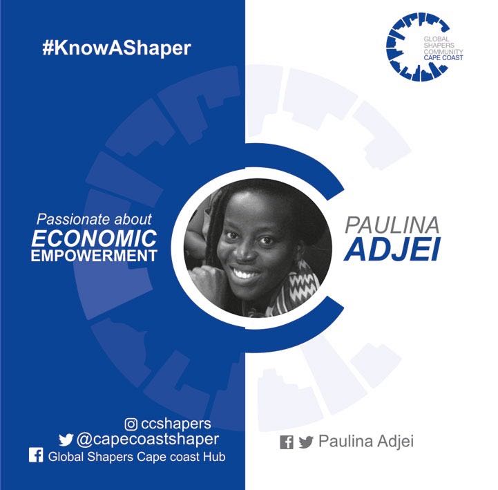 ElsieTMenson's tweet photo. Paulina , as a #globalshaper is passionate about economic empowerment.
#knowashaper https://t.co/osWBGa3xKD