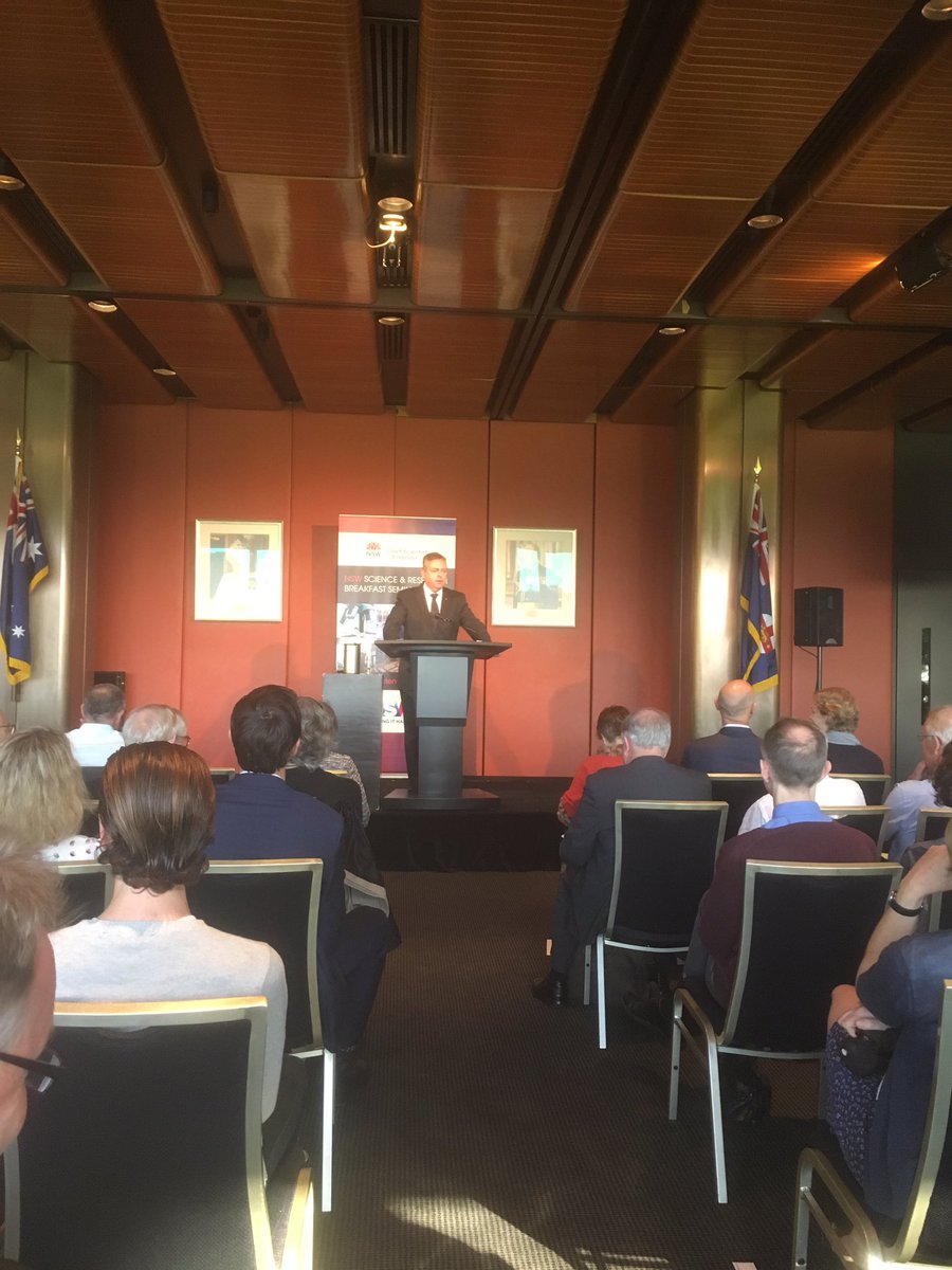Minister Anthony Roberts says Prof. Mary O'Kane better networked than the NBN #ssensw @BusinessNSW