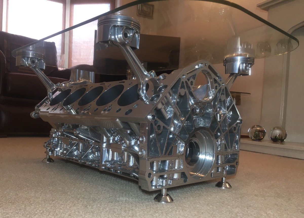 mancave on twitter: "bmw m5 v10 engine block coffee table see ebay mancave on twitter: "bmw m5 v10 engine block coffee table see ebay