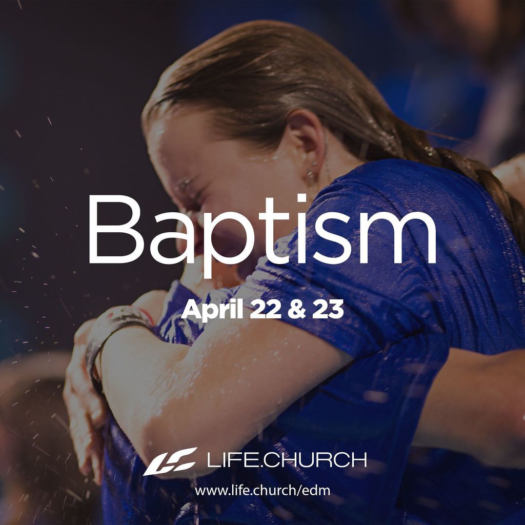 Baptism is a public celebration of your decision to follow Christ. Join us for Baptism Weekend on April 22-23. All… ift.tt/2o72EHO
