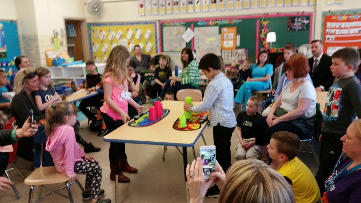 GrangeES2nd's tweet photo. Stallion Sport Stackers competing for the grand championship at our school tournament! Congrats to all! @GrangeES @Piriemath @starlenarose https://t.co/zzKrx2zguB