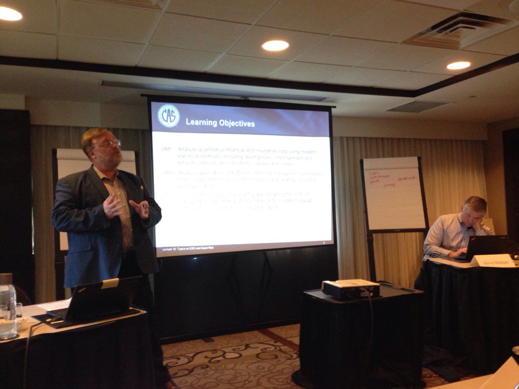 GorvettRick's tweet photo. It's an honor to be teaching the CAS ERM Seminar this week in Philly! #CASact #CAS https://t.co/KVZGbBxY34