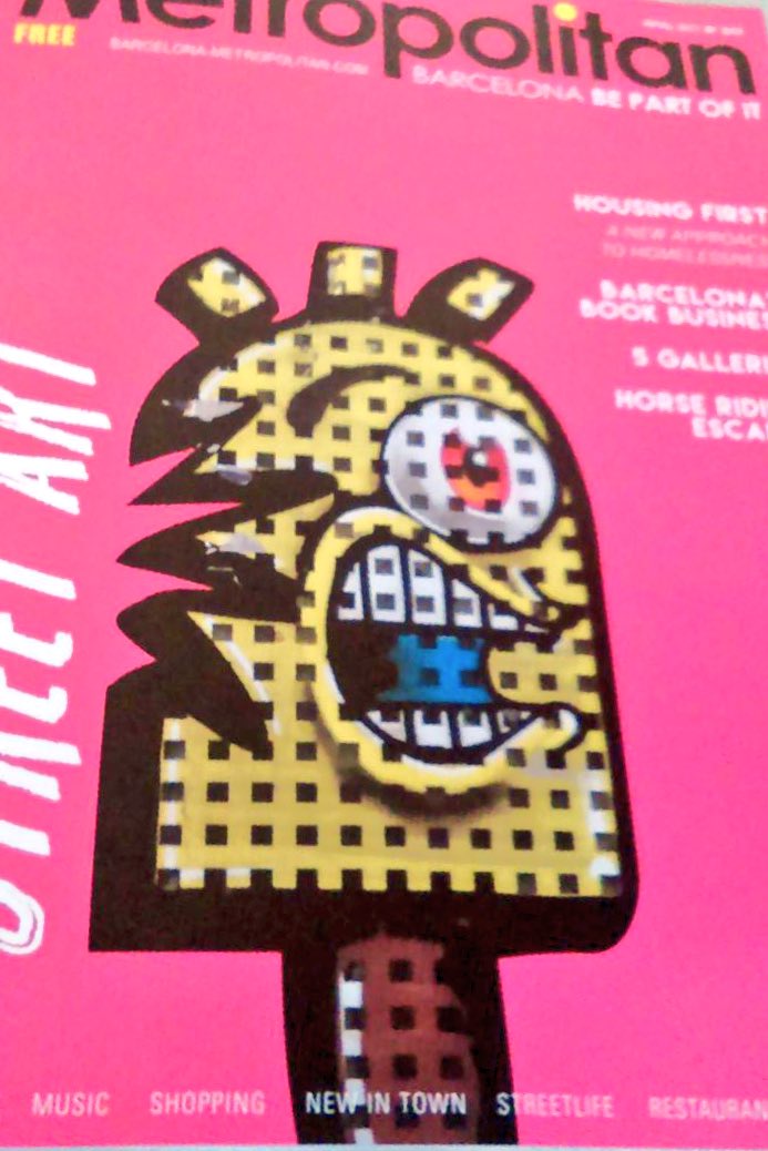 BienCuadrado's tweet photo. @konaire on the cover of @bcnmetropolitan magazine #barcelona https://t.co/NqPoogV7wz