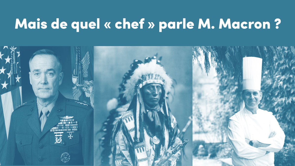 #Macron est absent mais se réveille de temps en temps pour sortir une énormité #EtreChef #LeGrandDebat