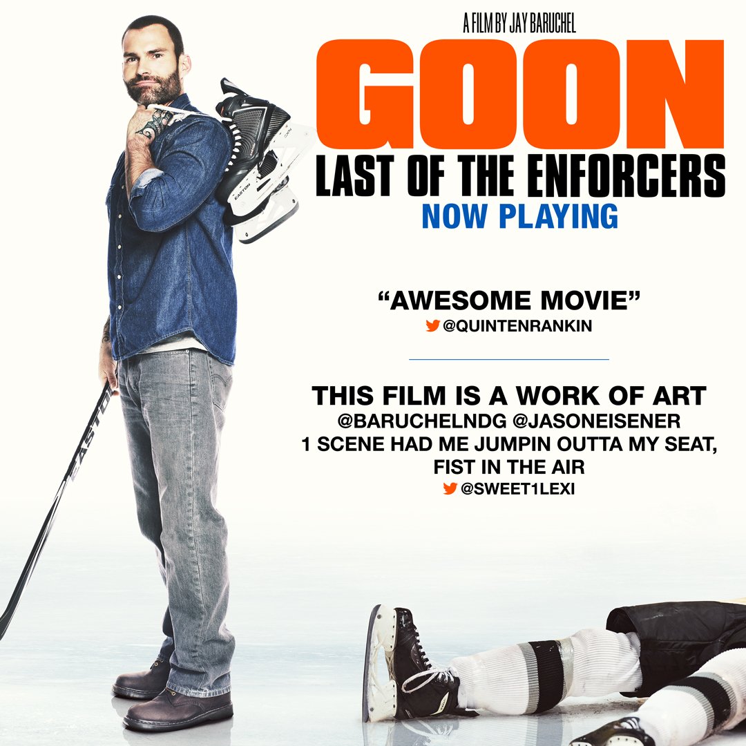 Head to the theatres tonight to see which #Goon2 scene makes you jump out of your seat! Now Playing – Tickets: bit.ly/Goon2Tickets