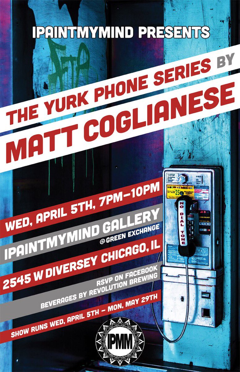 IPaintMyMind's tweet photo. Tomorrow!!! #chiart #logansquare #artopening https://t.co/Qhch4gRV0O