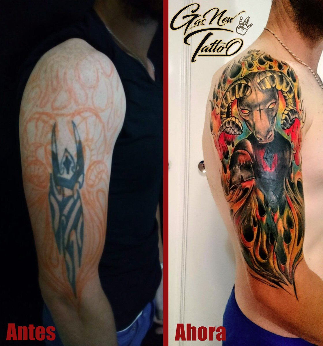Gas_NewTattoo's tweet photo. Todos mis respetos a este gran valiente.#aries #ariestattoo #ArtLove #TattooArt #Art #Tattoo #TattooInk #Cover #WorkInk #CoverTattoo #Work https://t.co/iMdyUQ5xph
