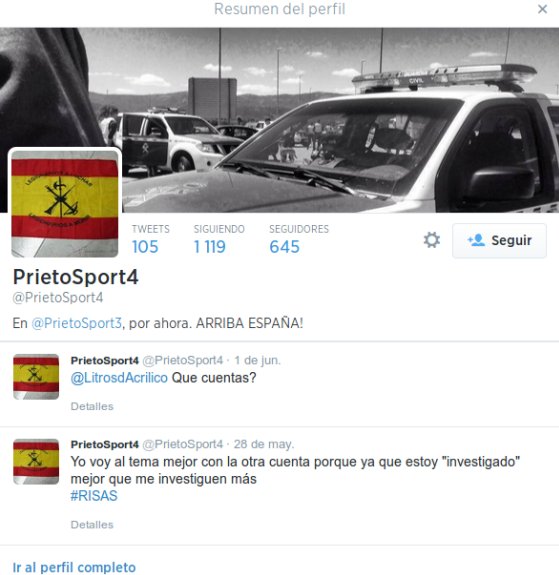 RankXer0x's tweet photo. #CazadoresdeTrolls 
os presento a @PrietoSport3 , gran amigo del cerdo @ARRIBA_AE , como la poli no tiene tiempo para él, yo si
doxeado https://t.co/ZBy6GyOWcZ