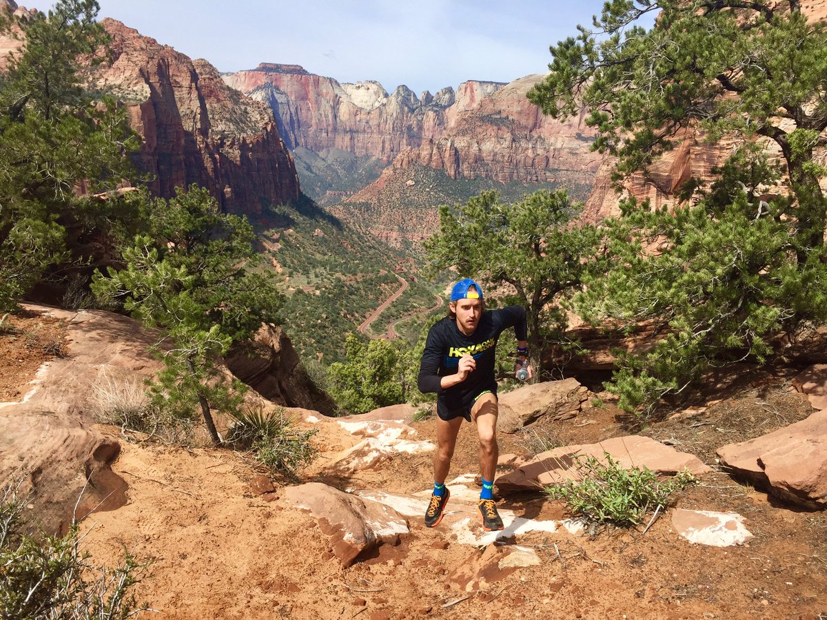 Hawks1Hayden's tweet photo. Z is for Zion that's good enough for me! @ZionNPS @HOKAONEONE @NathanSportsInc @perkyjerky @WholeFoods @Strava #supporttheparks https://t.co/7ljDqRGSAl
