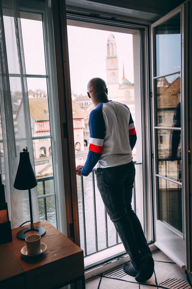 Moules, frites and beautiful views of the city! Already loving Zurich 😍 #StorchenZurich