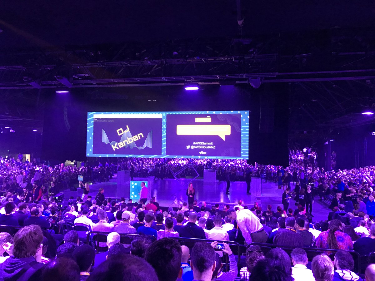 Tomaskenis's tweet photo. DJ Kanban @ #AWSSummit https://t.co/6Hu6JvEA0L