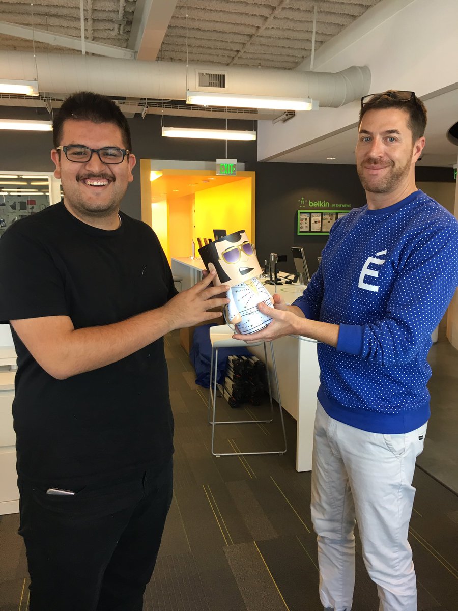 wearedavincix's tweet photo. Wrapping up the last week of internships @belkin. Parting is such sweet sorrow. #dvx17 #davinciinternships #realworldlearning https://t.co/E45OiV2X4L