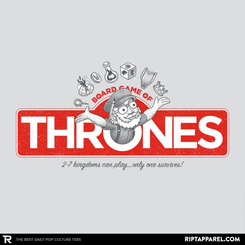 riptapparel's tweet photo. Buy "Thronopoly" by @JangoSnow at https://t.co/EXSiuhfXxu #throne #opoly https://t.co/qGGOwuyRK9
