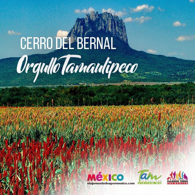 Turismo Tamaulipas on Twitter: "El cerro del Bernal, también conocido como  Bernal de Horcasitas, es un monte con una altitud de 820 metros un símbolo  de #OrgulloTamaulipeco https://t.co/kuqkYqRvVf" / Twitter