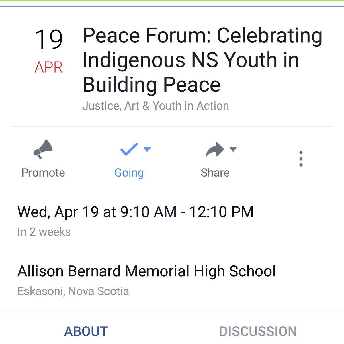 We are proud to announce our next peace forum. 
Details at:
facebook.com/events/1831629…
