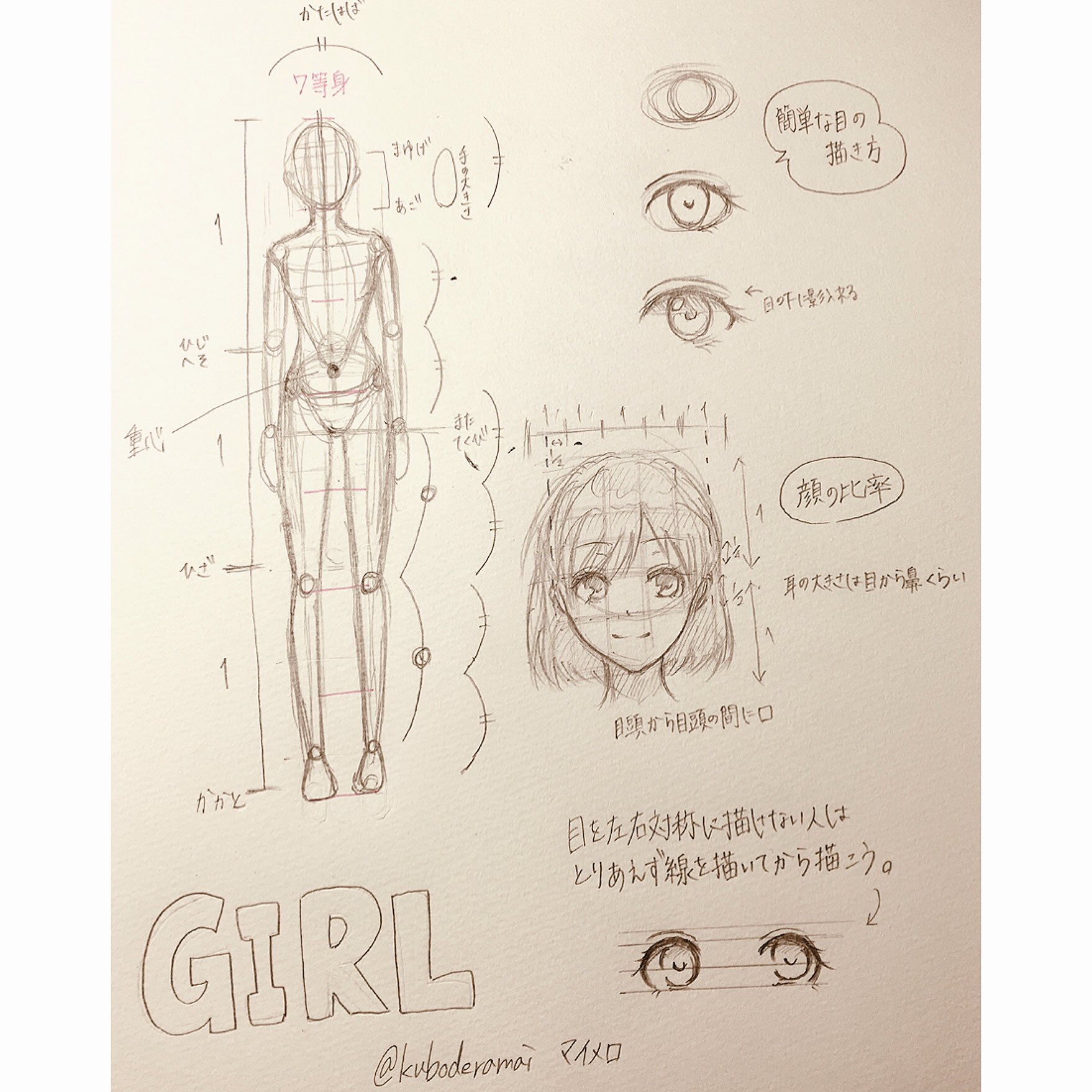 久咲まい だいぶ雑で下手ですが描き方まとめました 保存 久咲まい だいぶ雑で下手ですが描き方まとめました 保存