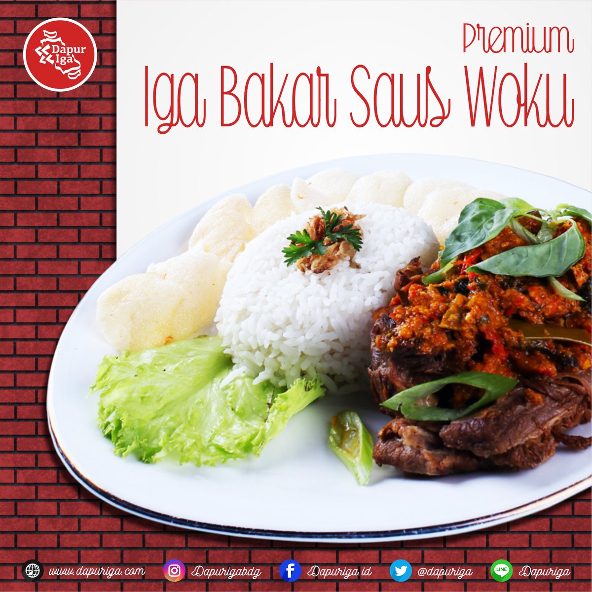 Dapur iga special menu : Iga Bakar Woku. Nikmati paket hematnya mulai dari 30-ribuan !!! (hanya berlaku di weekdays). Meet-Greet-Eat-Meat