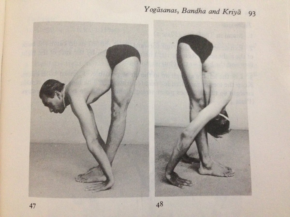 Words of wisdom from Swati today "no one ever taught uttanasana for the legs, it's for the brain - bring your head down!" <a href="/YogaYourselfuk/">Maureen Wray</a>