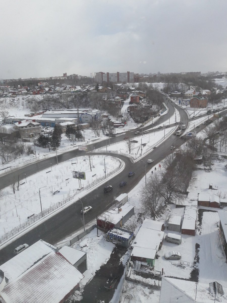 bobyakov's tweet image. В Томске апрель.